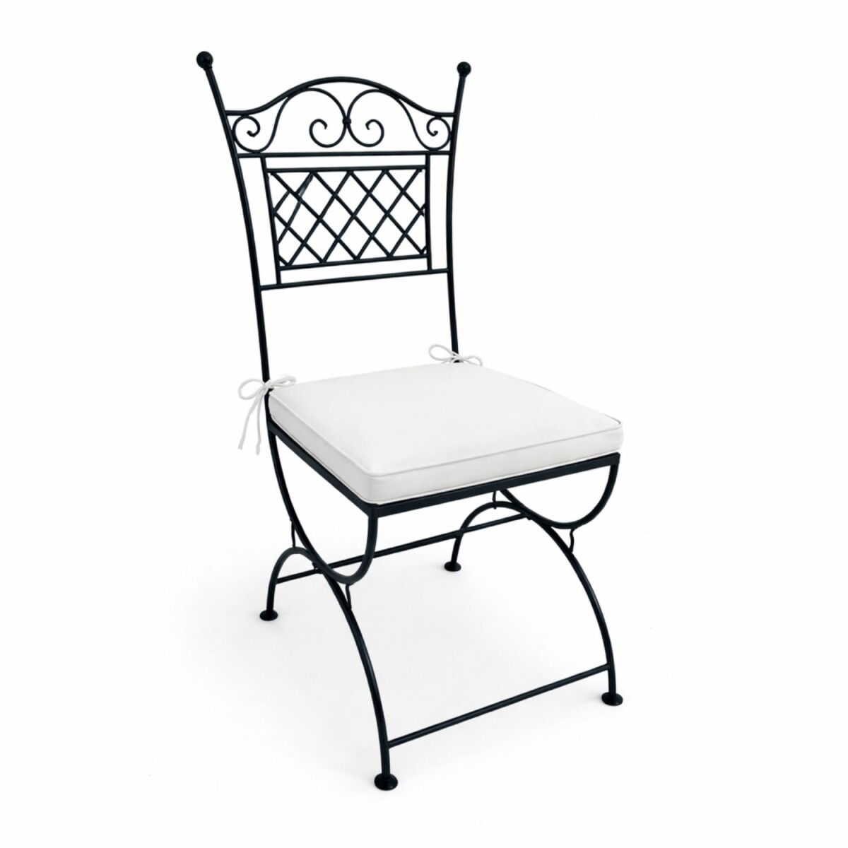 IJzeren stoel Caravaca, handgesmeed | Mediterrane tuinstoel