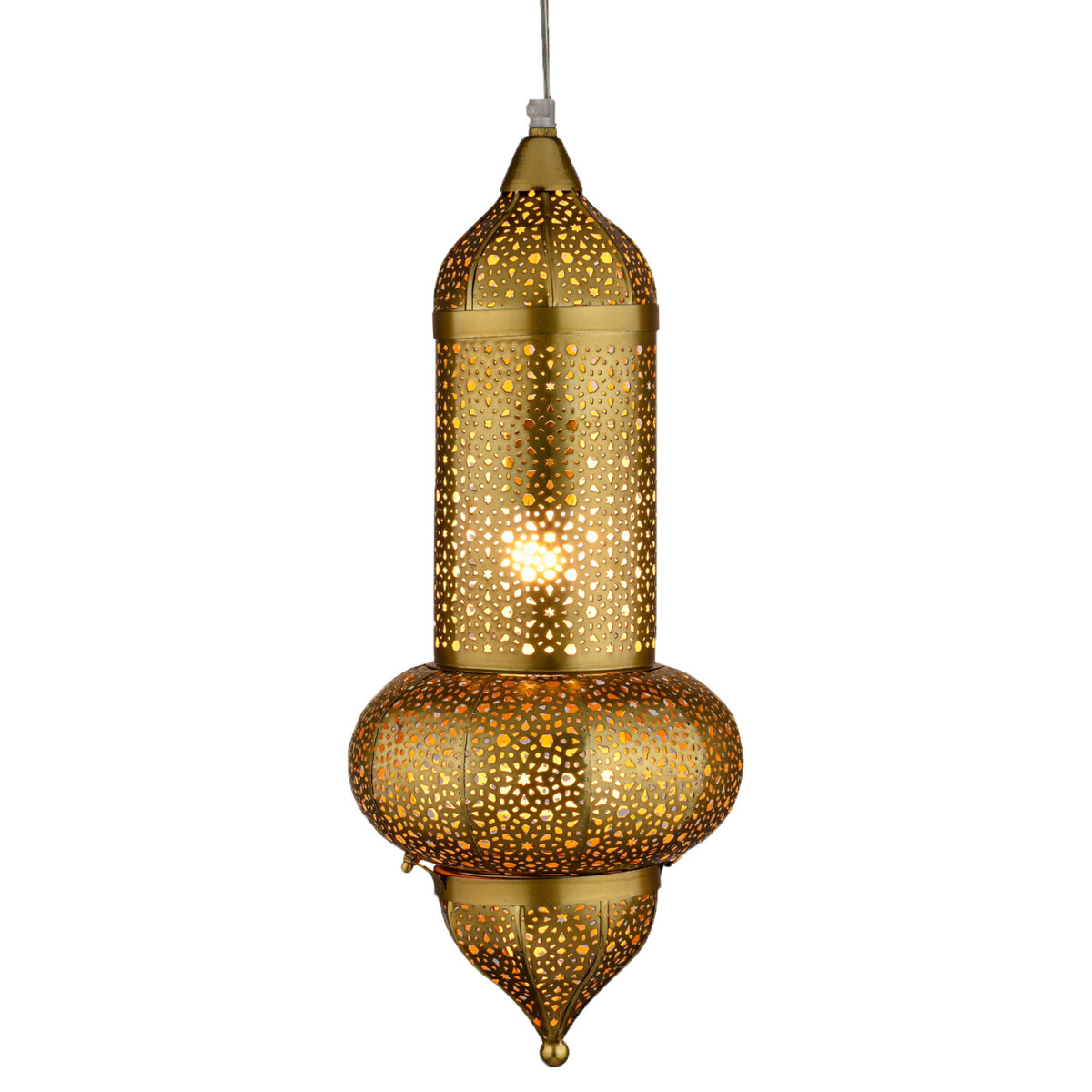 Oosterse hanglamp Jamini Gold 51×20 cm | Handgemaakt &
